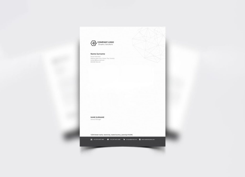 Premium Executive Letterheads Custom Printing – Printo