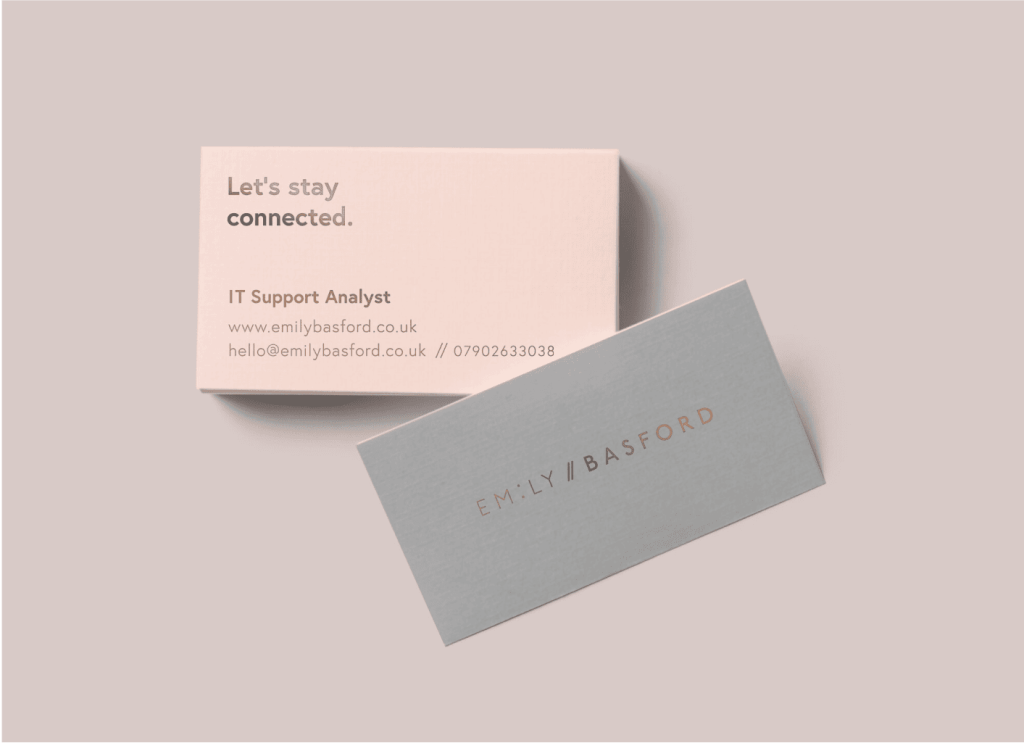 Premium Quadplex Business Cards Uncoated – Thick Luxury Card Printing