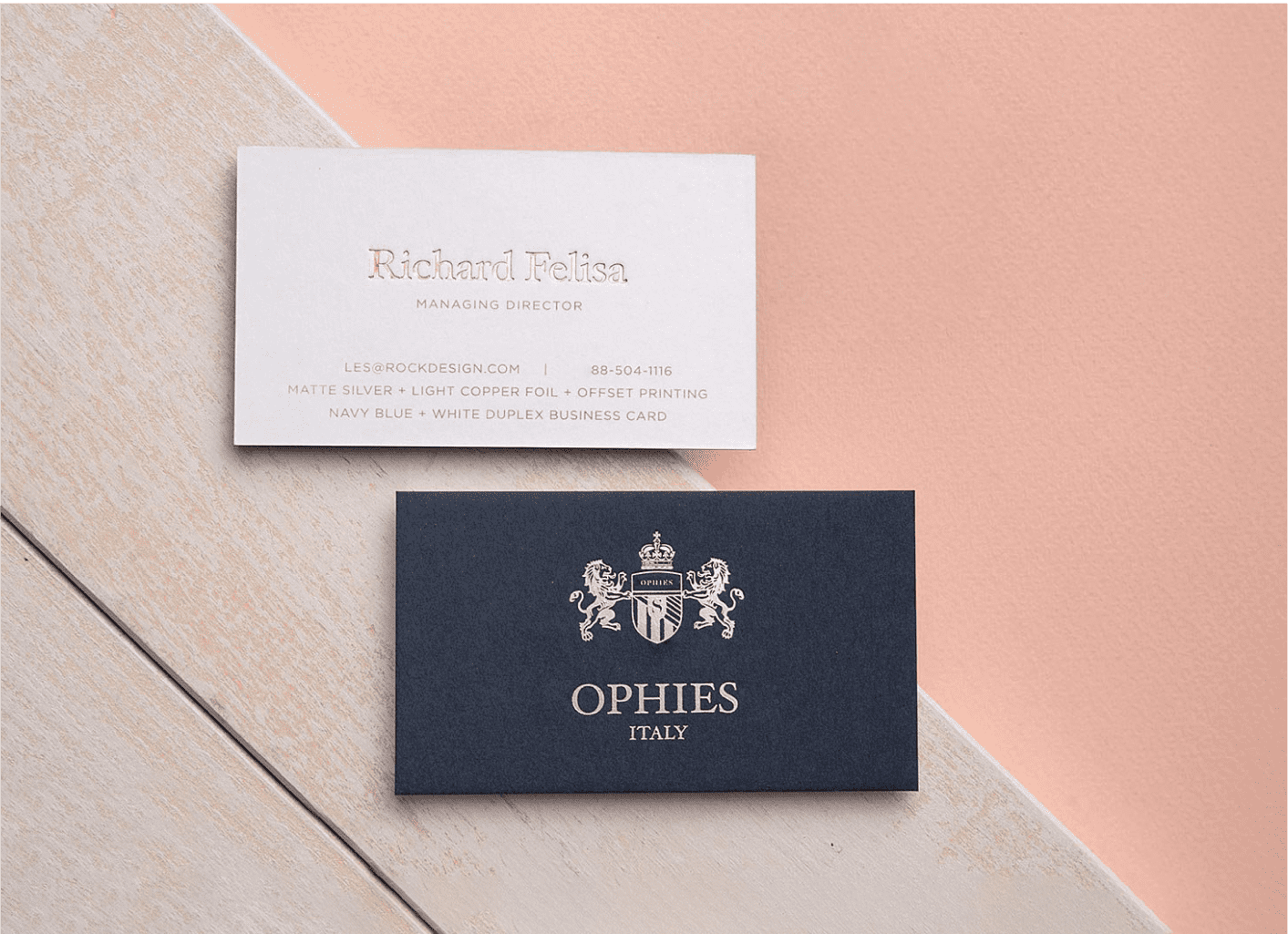 Triplex Business Cards (Gloss)