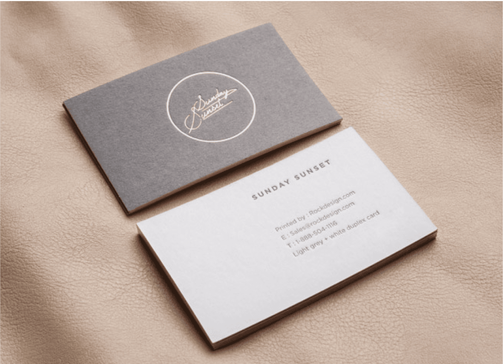 Triplex Business Cards Matte Finish – Premium Thick Cards