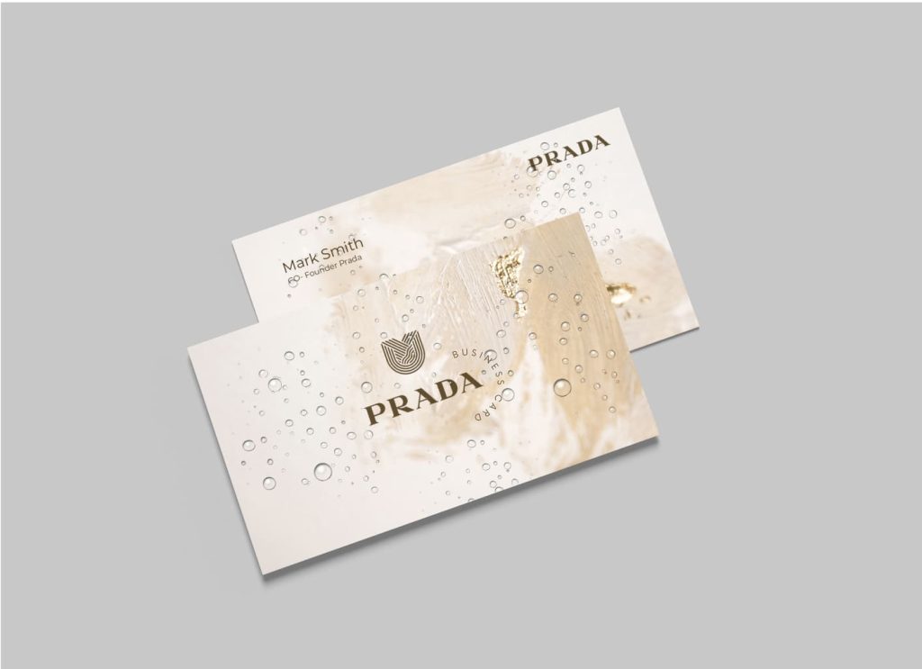 (Waterproof Business Card): Durable Waterproof Business Cards for Professionals in Dubai.