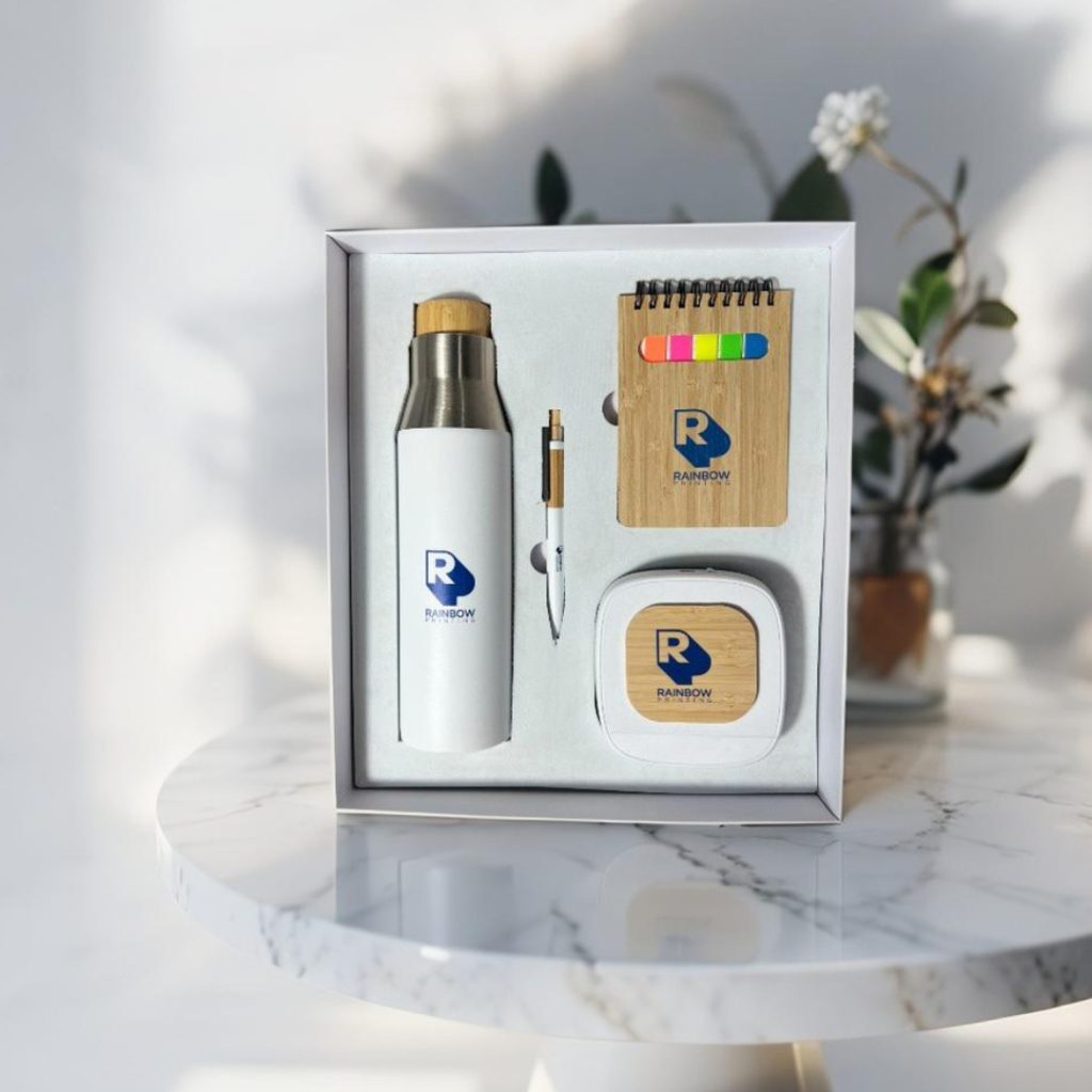 Gift box with die cut for corporate gifting UAE