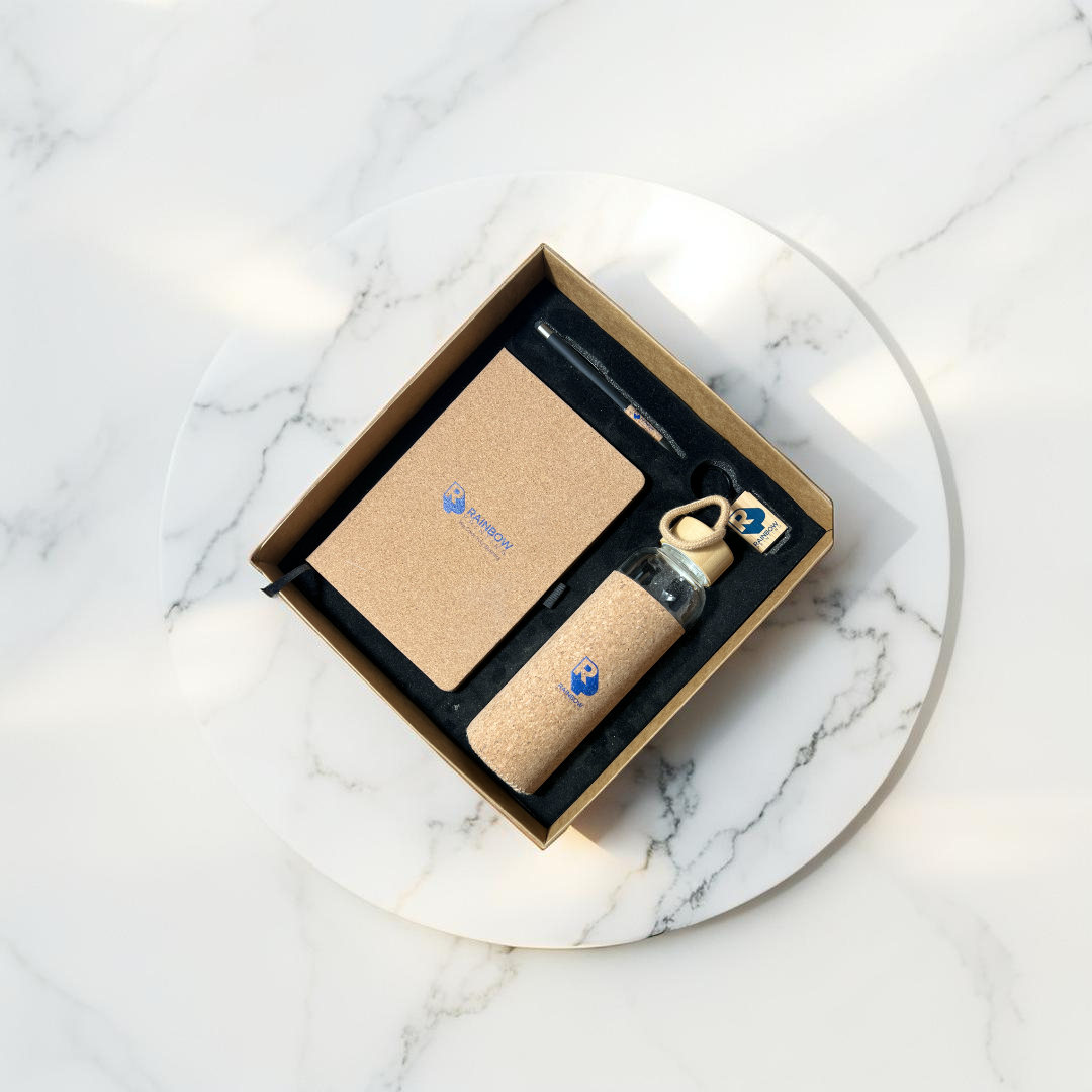 Cork Gift Set with Kraft Box