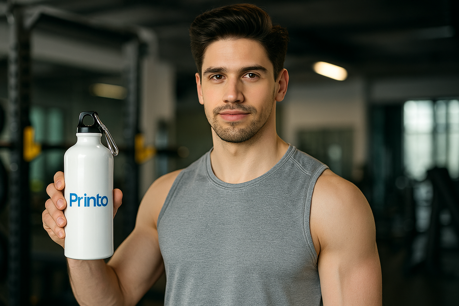 🏋️ Custom Aluminum Sports Gym Bottle – The Ultimate Branding Companion for Active Lifestyles