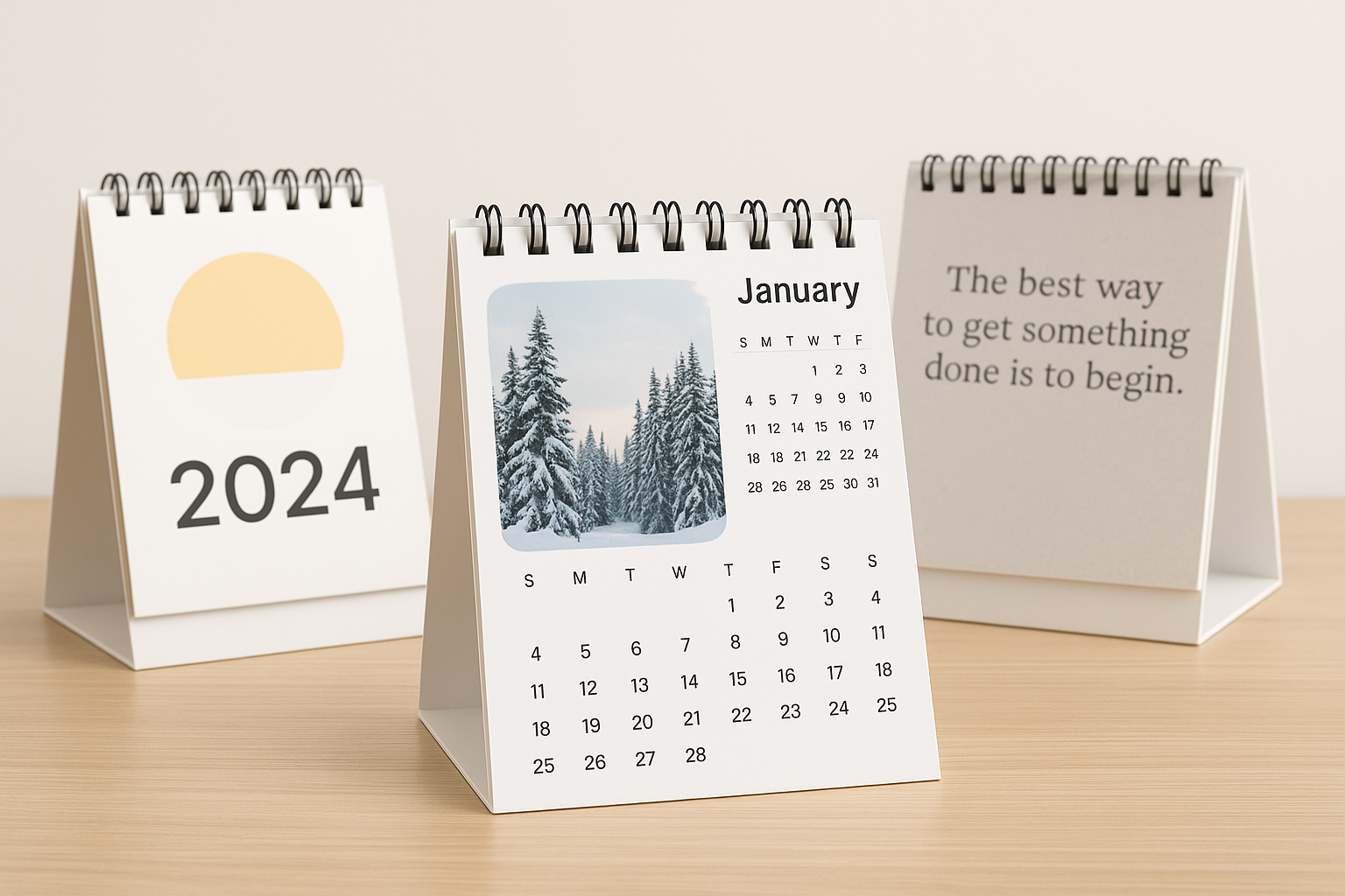 Stand-Up Flip Calendar Printing in Dubai | Custom Desk Calendars UAE
