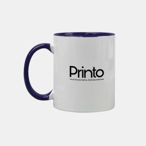 Two tone mug printing Dubai with custom logo