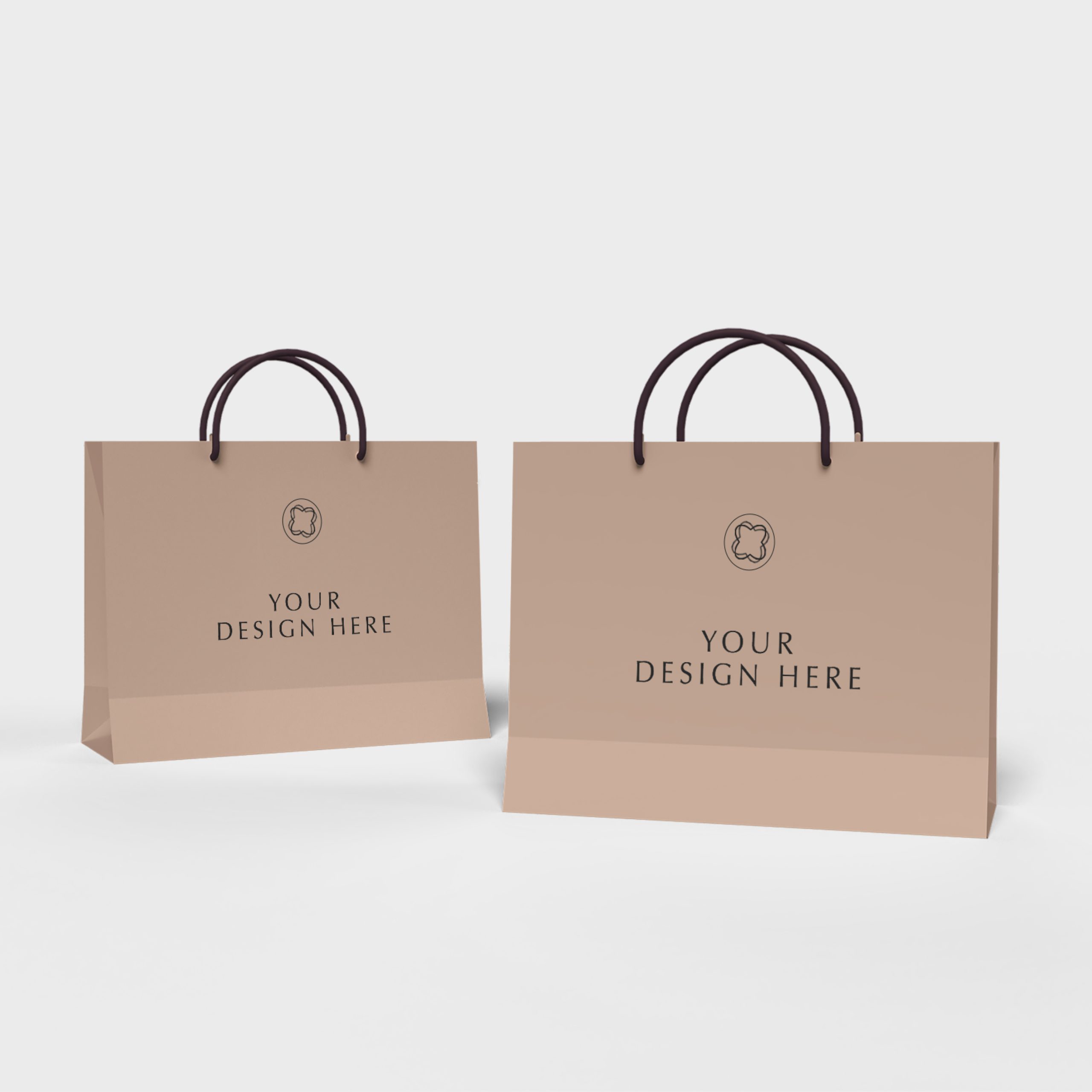 landscape paper bag with logo Printo UAE