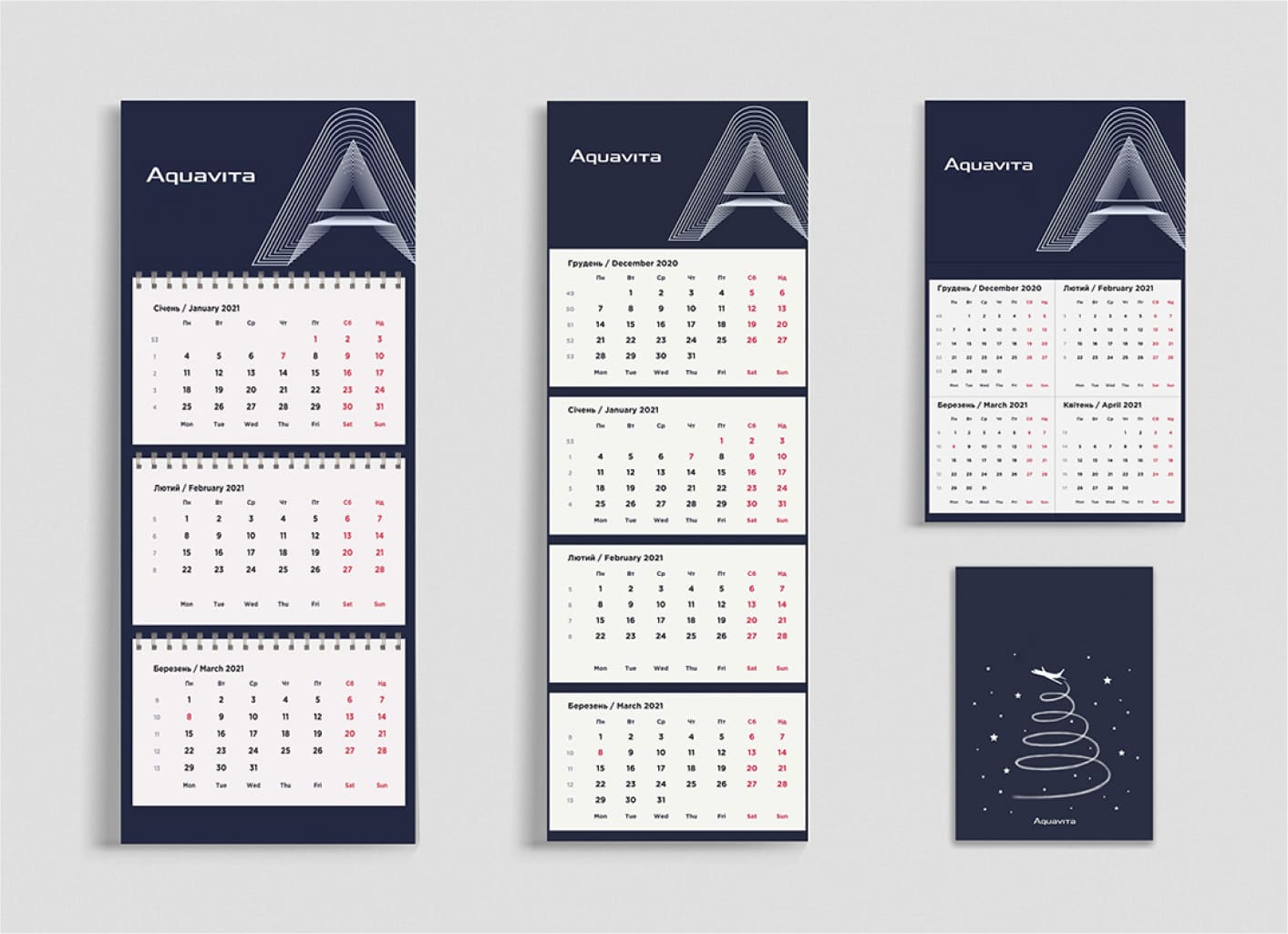 Wire-O Bound Wall Calendar Printing in Dubai | Printo UAE