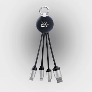 4 in 1 charging cable Dubai – hub with custom logo