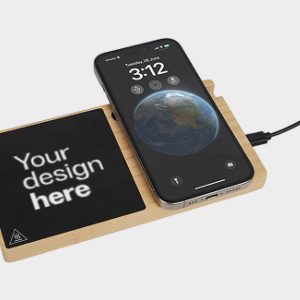 Cork wireless charger printing Dubai