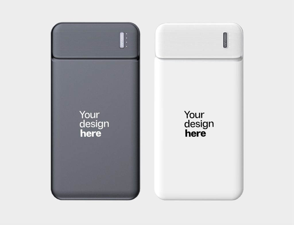 Dual USB power bank printing Dubai