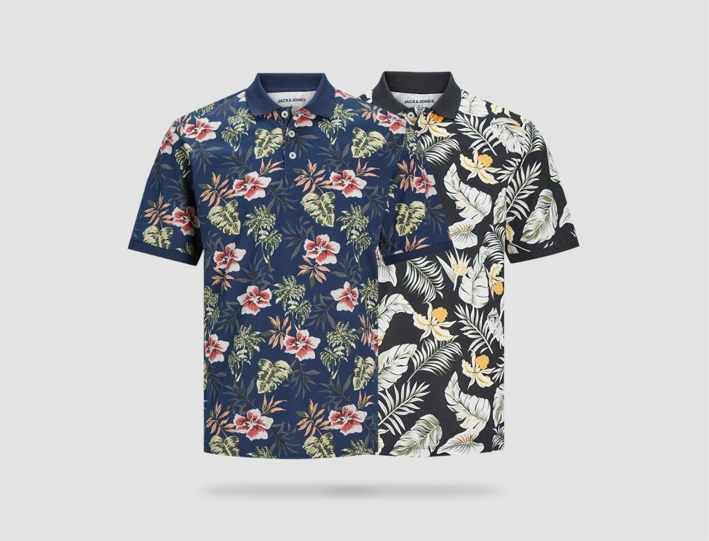 Custom Hawaiian shirt printing Dubai with all-over print design