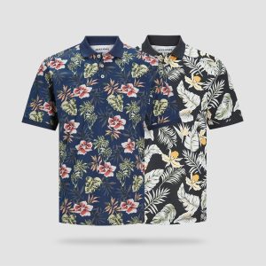Custom Hawaiian shirt printing Dubai with all-over print design