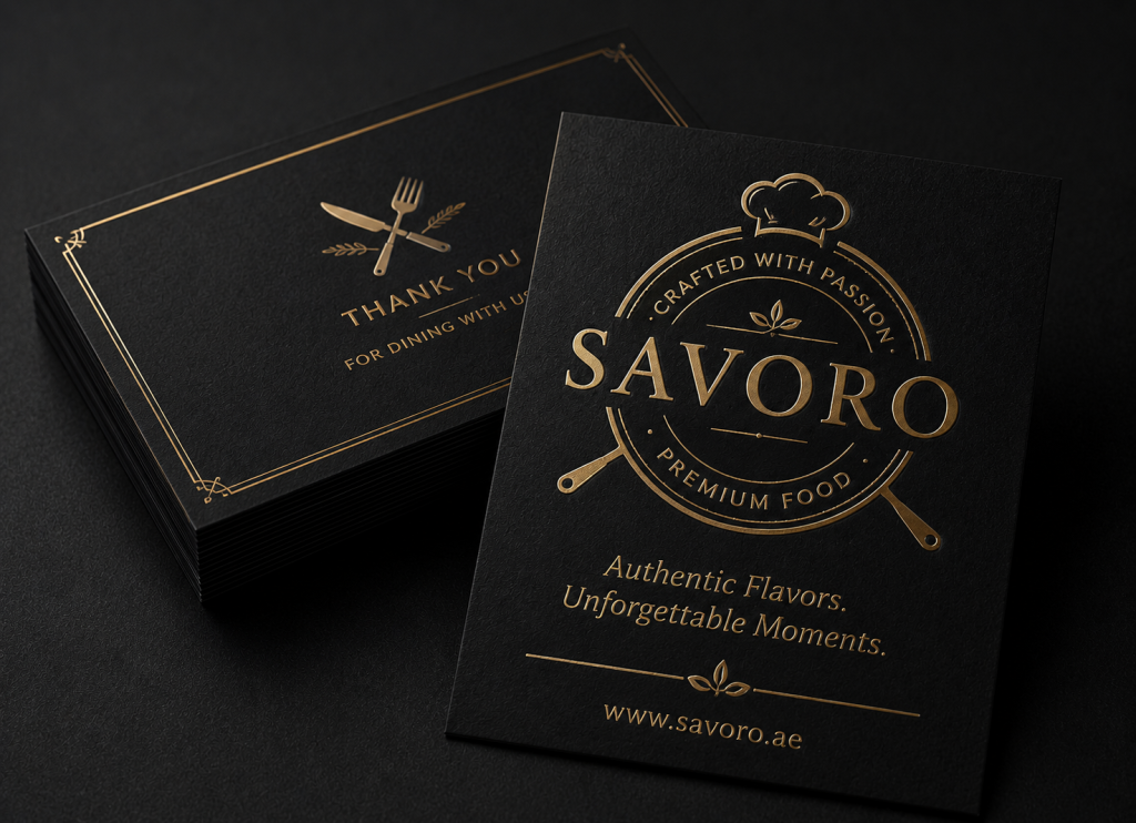 Gold Foil Black Cards Order
