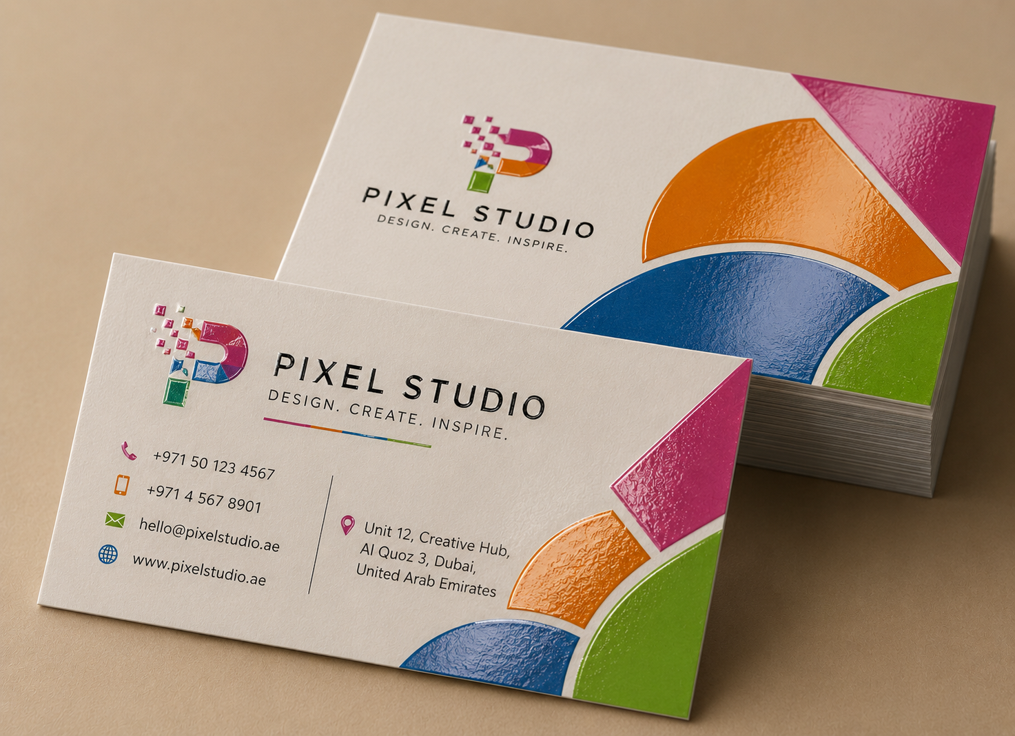 Spot UV Business Cards