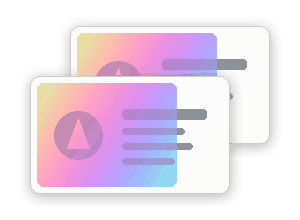 Three Quarter (other foil) (2 sides)